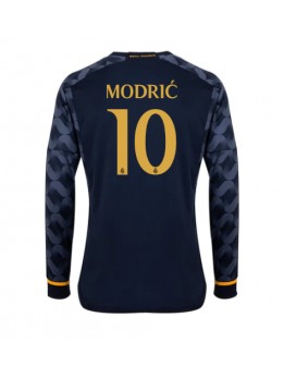 Billige Real Madrid Luka Modric #10 Bortedrakt 2023-24 Langermet